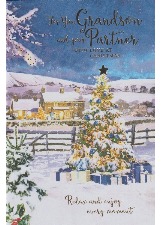 For You, Grandson And Your Partner With Love At Christmas